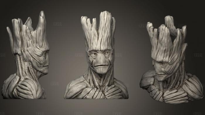 Затирка Groots Borther 3d stl модель для ЧПУ